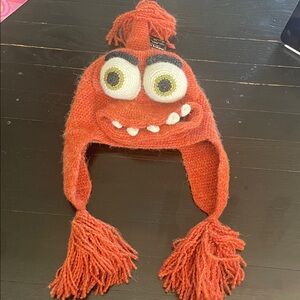 Hand Knit Kids Monster Hat